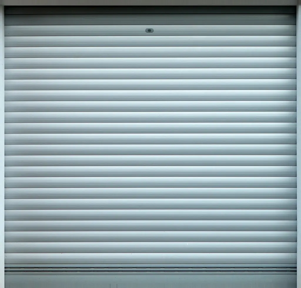 Garage cleanouts: Garage door grey color photo