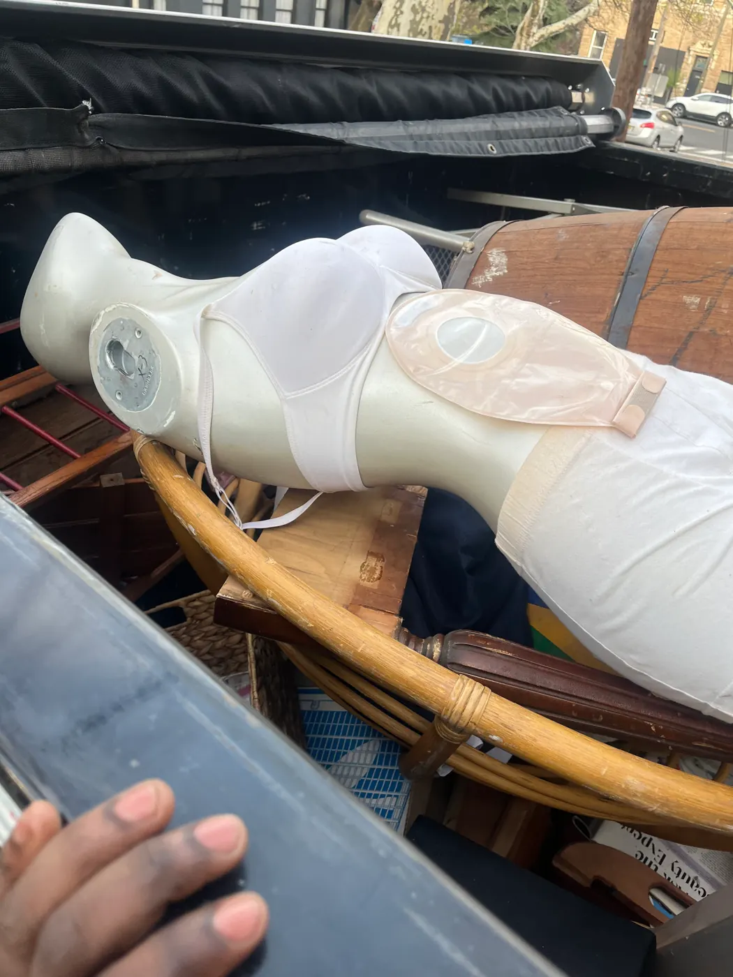 Mint Soup truck bed loaded with hauled furniture