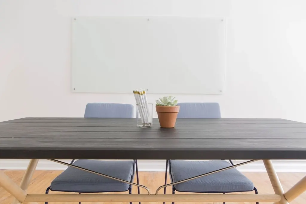 Office cleanouts: Empty office meeting room