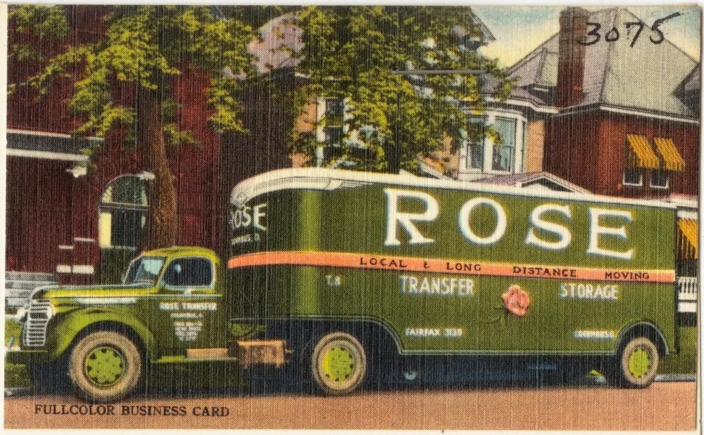 Local moving: Rose Transfer & Storage Co